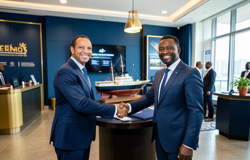Signature d'un accord stratégique avec un armateur international